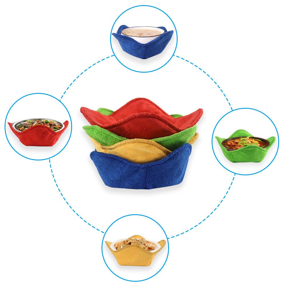 4 Piece Microwave Food Heating Bowl Mat ,Safe Hot Bowl Holders to Keep Your Hands Cool and Your Meal Warm
4 Piece Microwave Food Heating Bowl Mat ,Safe Hot Bowl Holders to Keep Your Hands Cool and Your Meal Warm