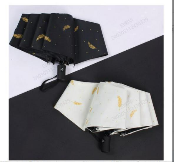 Портативный зонт от солнца и дождя: Компактный, Креативный Дизайн, Защита от УФ-лучей, Двойное Использование для Любой Погоды, Идеально для Студентов, Мужчин и Женщин. Gold Feather Folding Umbrella; White Feather - 1pc
Портативный зонт от солнца и дождя: Компактный, Креативный Дизайн, Защита от УФ-лучей, Двойное Использование для Любой Погоды, Идеально для Студентов, Мужчин и Женщин. Gold Feather Folding Umbrella; White Feather - 1pc