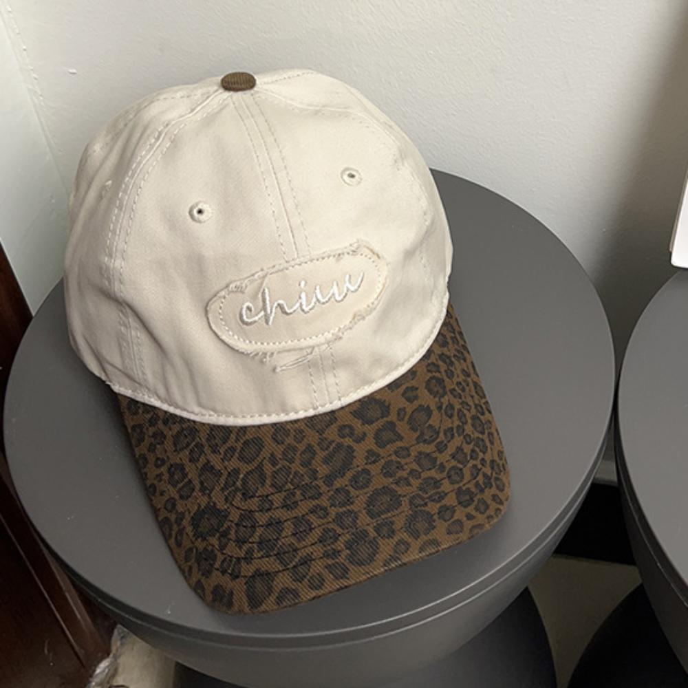 Leopard Print Duck Tongue Cap Color Splicing Rebound Caps Fashion Sun Hat for Women Girls
Leopard Print Duck Tongue Cap Color Splicing Rebound Caps Fashion Sun Hat for Women Girls