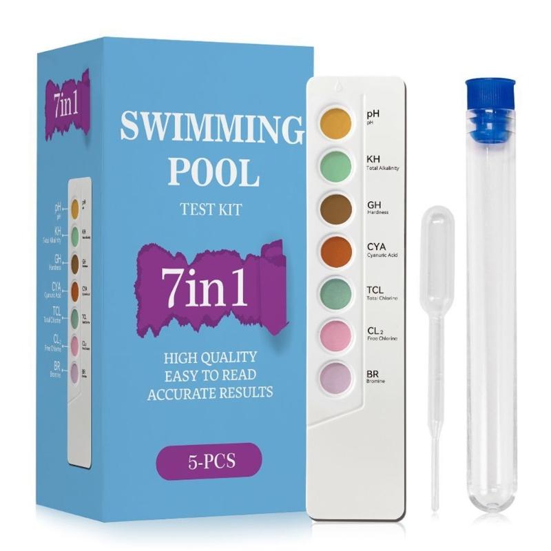 Comprehensive Water Test Strips with Easy to Read Strips Suitable for Chlorine Assessment Home Pool & Lab Use Monitoring
Comprehensive Water Test Strips with Easy to Read Strips Suitable for Chlorine Assessment Home Pool & Lab Use Monitoring