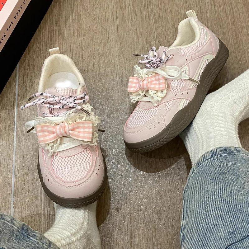 Summer mesh breathable casual shoes 2025 new versatile niche sports shoes thick-soled bow white shoes women 35 розовый
Summer mesh breathable casual shoes 2025 new versatile niche sports shoes thick-soled bow white shoes women 35 розовый