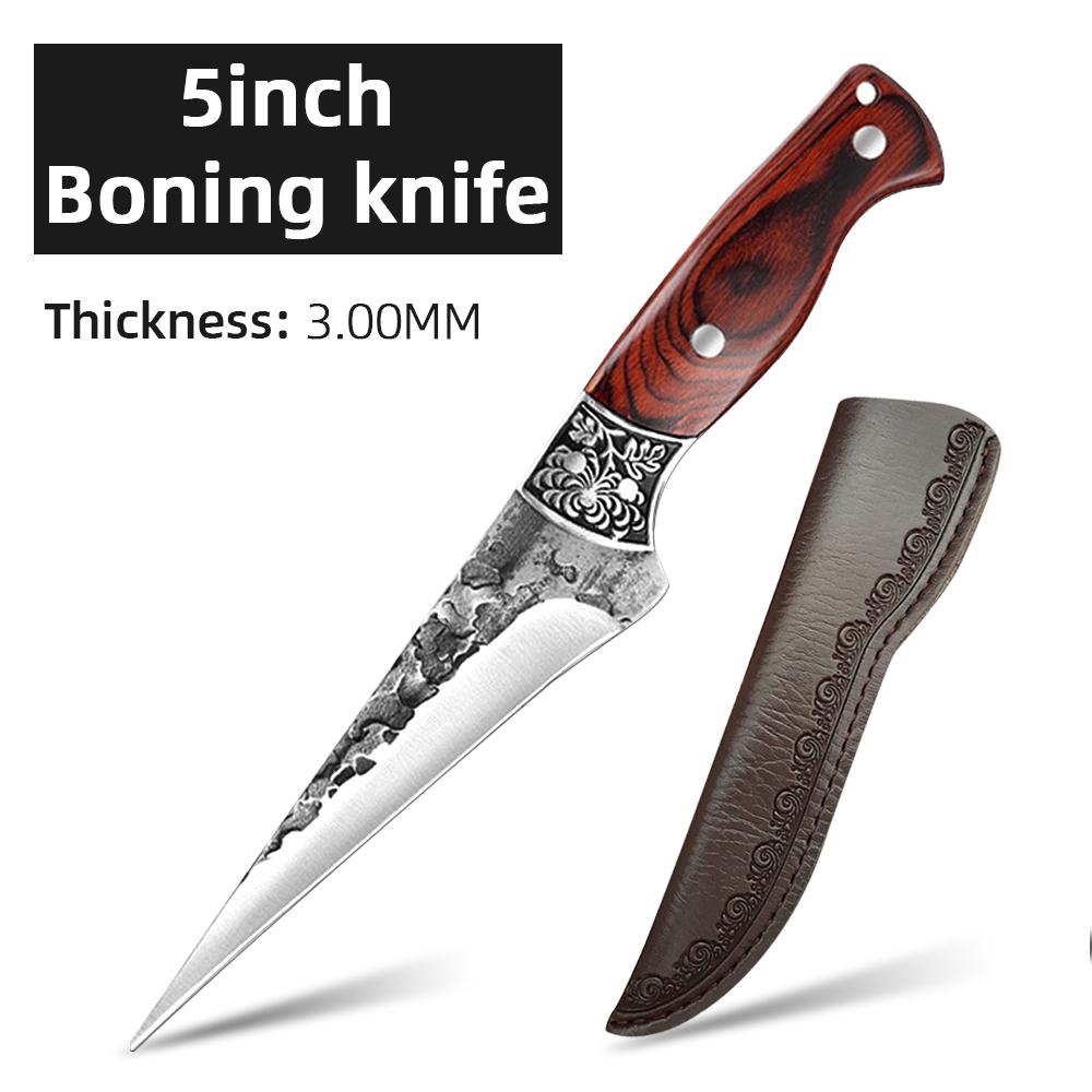 Kitchen Knives Butcher Boning Knife Hand Forged Wooden Handle Utility Knife Chef Slicing Fish Fruit Steak Knife Cleaver Meat
Kitchen Knives Butcher Boning Knife Hand Forged Wooden Handle Utility Knife Chef Slicing Fish Fruit Steak Knife Cleaver Meat