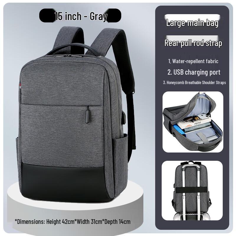 Men s Business Commuter Laptop Backpack 15 inch
Men s Business Commuter Laptop Backpack 15 inch