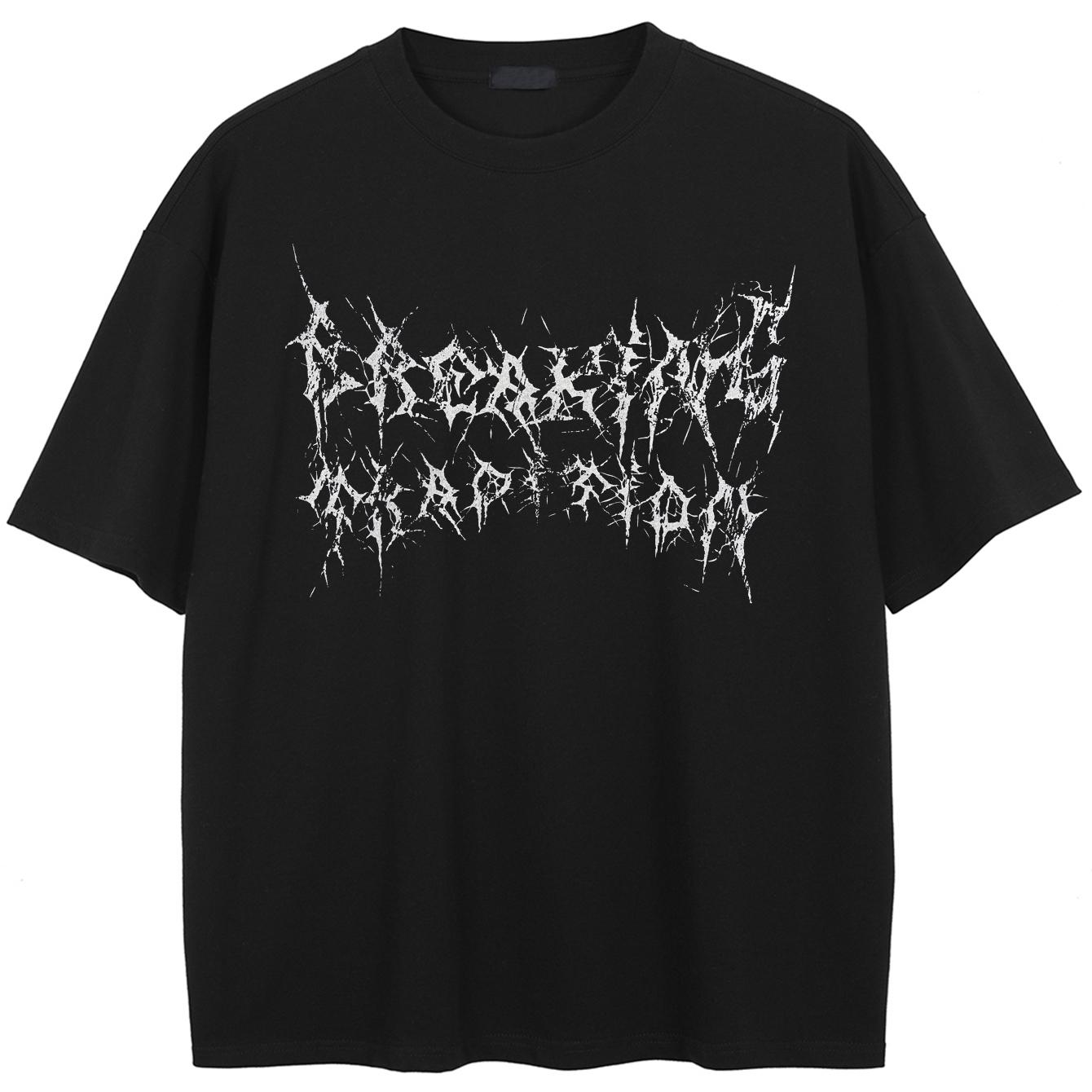 DISCRETING NIGHTMARE Gothic Graphic Tee Cotton Tshirt Unisex Tops Tees Summer Short Sleeves T Shirt XXL чорний
DISCRETING NIGHTMARE Gothic Graphic Tee Cotton Tshirt Unisex Tops Tees Summer Short Sleeves T Shirt XXL чорний