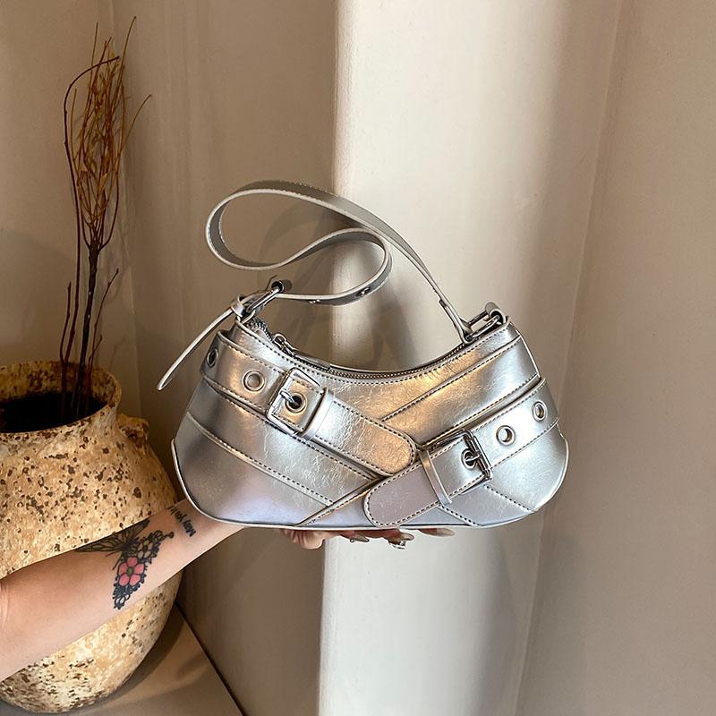 Сумка через плечо женская поясная сумка подмышкой в стиле панк-мотоцикл Кошельки и сумки-тоуты 28x13x8cm серебряный
Сумка через плечо женская поясная сумка подмышкой в стиле панк-мотоцикл Кошельки и сумки-тоуты 28x13x8cm серебряный