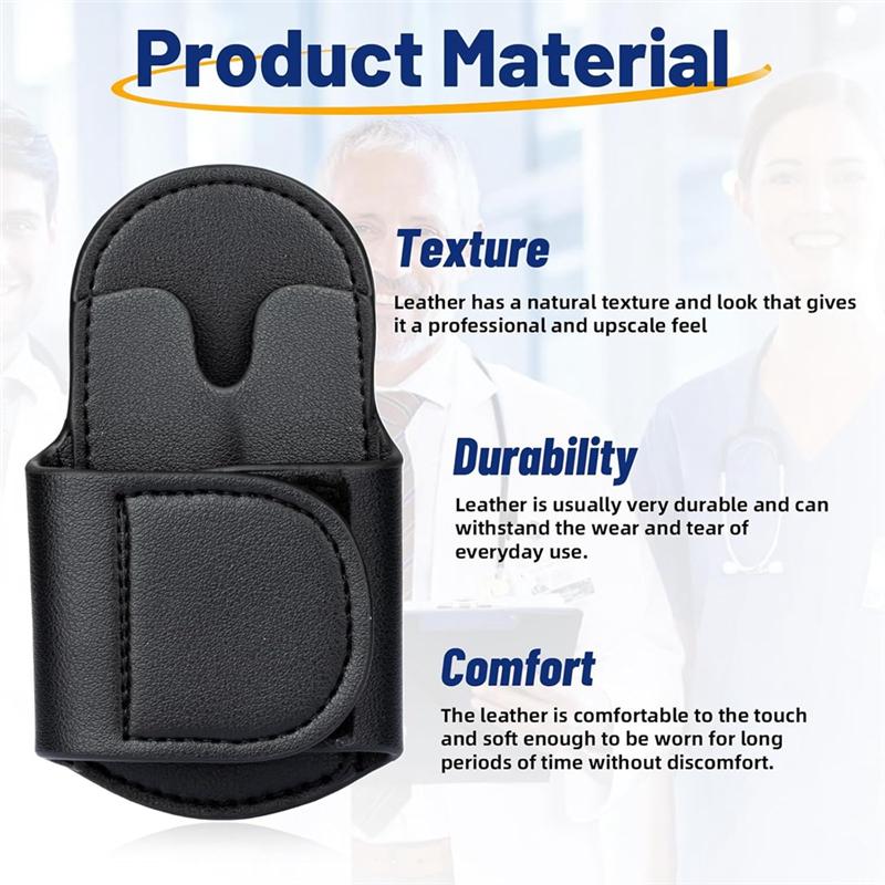 SHGO-PU Leather Stethoscope Holder Hip Clip For Littmann And Most Stethoscopes,Stethoscope Holster Clips Holder Fit For Nurse чорний
SHGO-PU Leather Stethoscope Holder Hip Clip For Littmann And Most Stethoscopes,Stethoscope Holster Clips Holder Fit For Nurse чорний