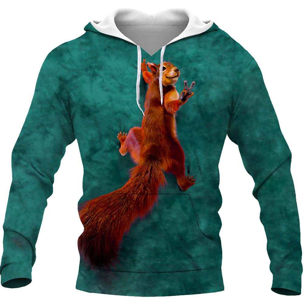 Толстовки с забавными животными, с принтом белки и 3D принтом, для мужчин и женщин, модная уличная одежда, пуловеры с капюшоном, толстовки с капюшоном, детская одежда S
Толстовки с забавными животными, с принтом белки и 3D принтом, для мужчин и женщин, модная уличная одежда, пуловеры с капюшоном, толстовки с капюшоном, детская одежда S