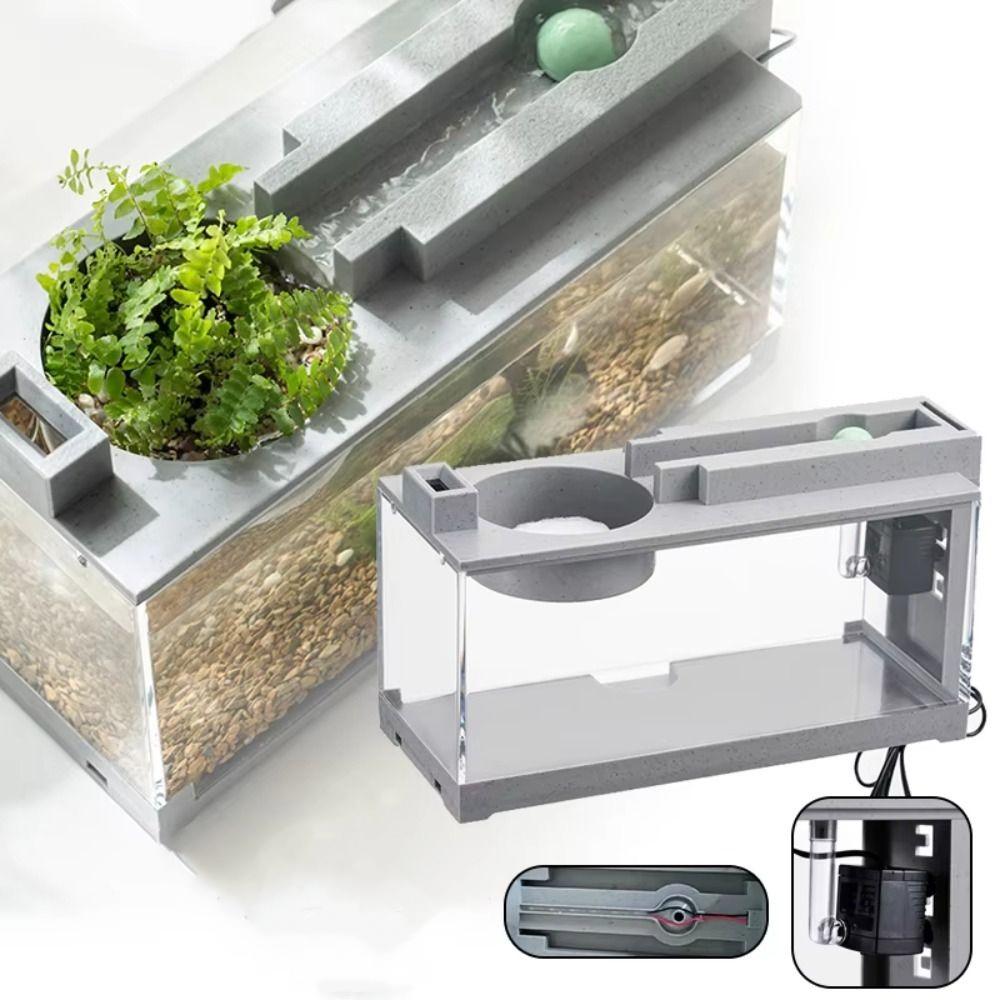 Silent Filter Landscape Fish Tank Flowing Water Micro Landscape Ornaments Water Circulation with light&pump
Silent Filter Landscape Fish Tank Flowing Water Micro Landscape Ornaments Water Circulation with light&pump