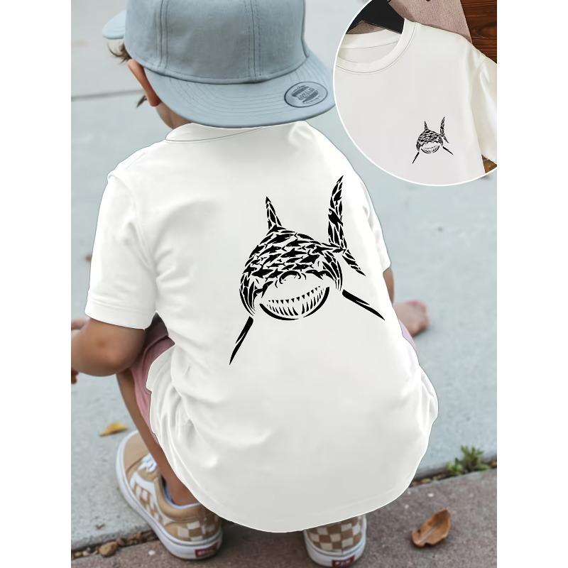 European Size Boys Round Neck Short Sleeved T Shirt with Unique English Print 164cm білий
European Size Boys Round Neck Short Sleeved T Shirt with Unique English Print 164cm білий