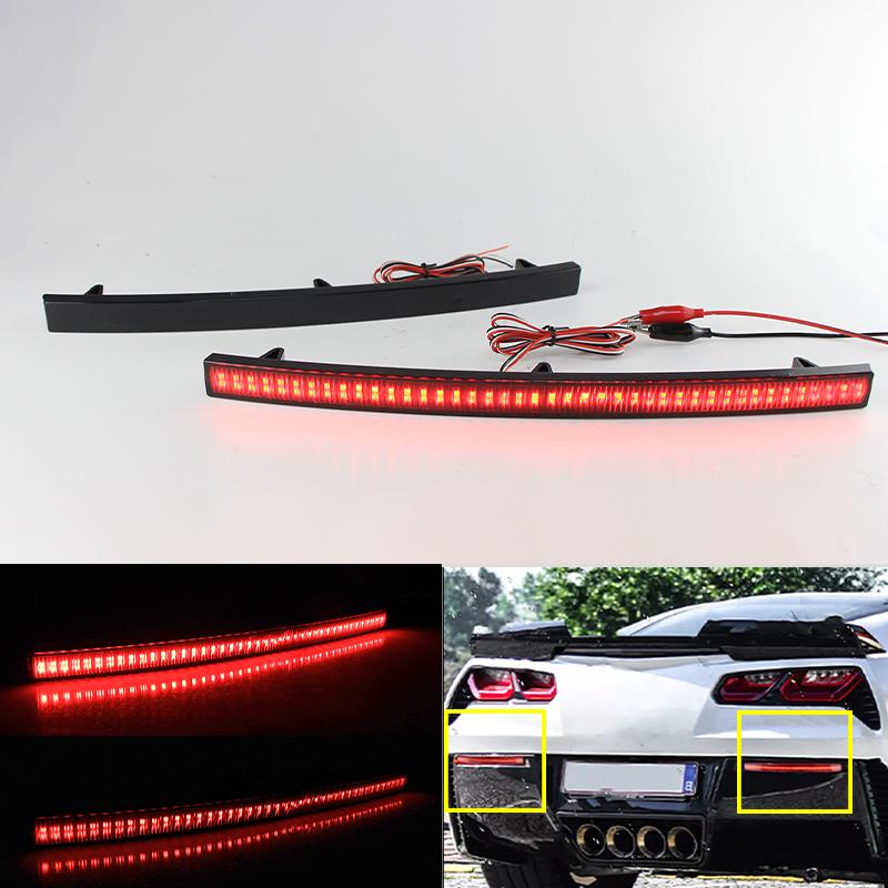 2pcs LED Car Rear Bumper Reflector Lights Tail/Brake Rear Fog Lamps For 2014-2019 Chevrolet Corvette C7 Accessories 84031887
2pcs LED Car Rear Bumper Reflector Lights Tail/Brake Rear Fog Lamps For 2014-2019 Chevrolet Corvette C7 Accessories 84031887