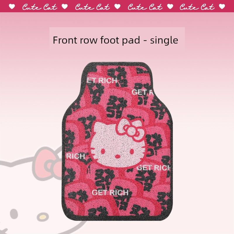 Mats for the Driver s Seat and Rear Seats, Wear-Resistant, Non-Slip, Silk Loop, for Girls, Hello Kitty, Dirt-Proof, Waterproof, Carpet-Style Car Mats Front row foot pad single piece
Mats for the Driver s Seat and Rear Seats, Wear-Resistant, Non-Slip, Silk Loop, for Girls, Hello Kitty, Dirt-Proof, Waterproof, Carpet-Style Car Mats Front row foot pad single piece