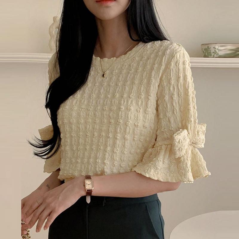 ZANZEA Женская летняя свободная повседневная блузка с рукавом 3/4 и круглым вырезом S бежевый
ZANZEA Женская летняя свободная повседневная блузка с рукавом 3/4 и круглым вырезом S бежевый