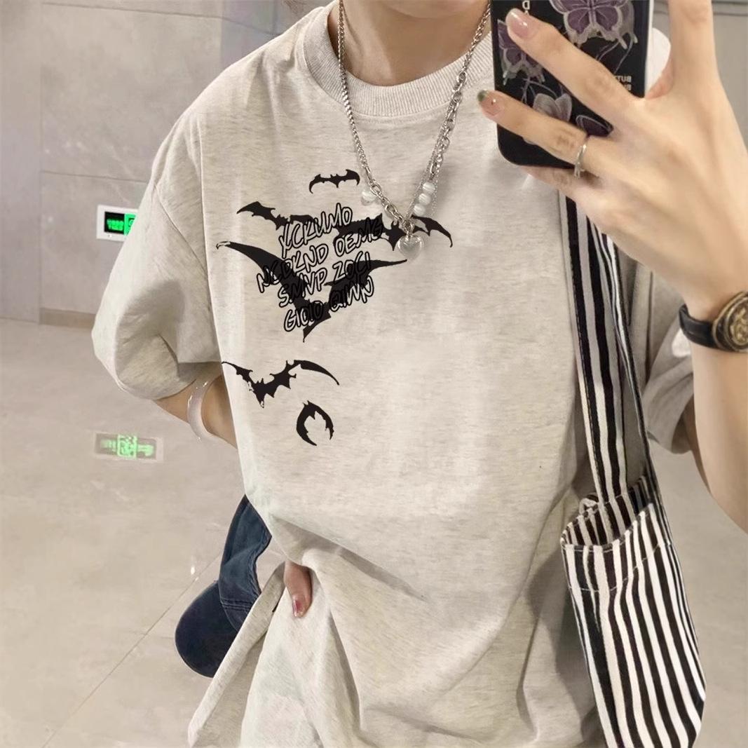 Women s 2025 Gray Loose Fit Pure Cotton Short-Sleeve T-Shirt 3XL (recommended 156-170 jin) темно-синього кольору
Women s 2025 Gray Loose Fit Pure Cotton Short-Sleeve T-Shirt 3XL (recommended 156-170 jin) темно-синього кольору