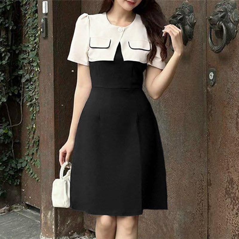 ZANZEA Женское летнее повседневное платье с круглым вырезом и короткими рукавами, в стиле пэчворк S
ZANZEA Женское летнее повседневное платье с круглым вырезом и короткими рукавами, в стиле пэчворк S