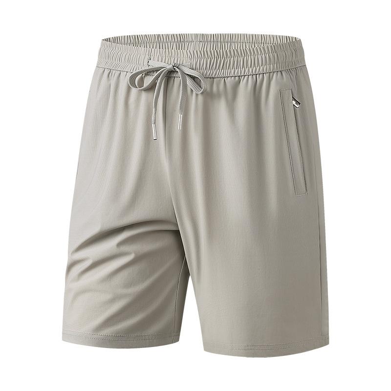 Sports Ice Silk Fitness Zipper Quick Drying Stretch Shorts For Men 2XL абрикос світлого кольору
Sports Ice Silk Fitness Zipper Quick Drying Stretch Shorts For Men 2XL абрикос світлого кольору