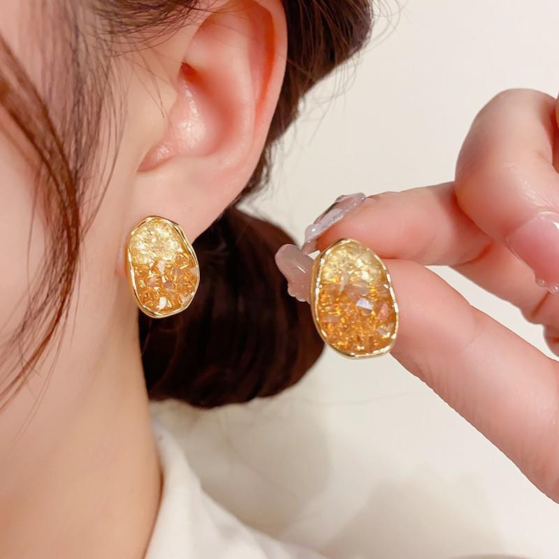 Gradual Gravel Crystal Irregular Ellipse Oval Green Color Drop Earrings for Women Party Geometry Zircon Wholesale Girl Gift
Gradual Gravel Crystal Irregular Ellipse Oval Green Color Drop Earrings for Women Party Geometry Zircon Wholesale Girl Gift