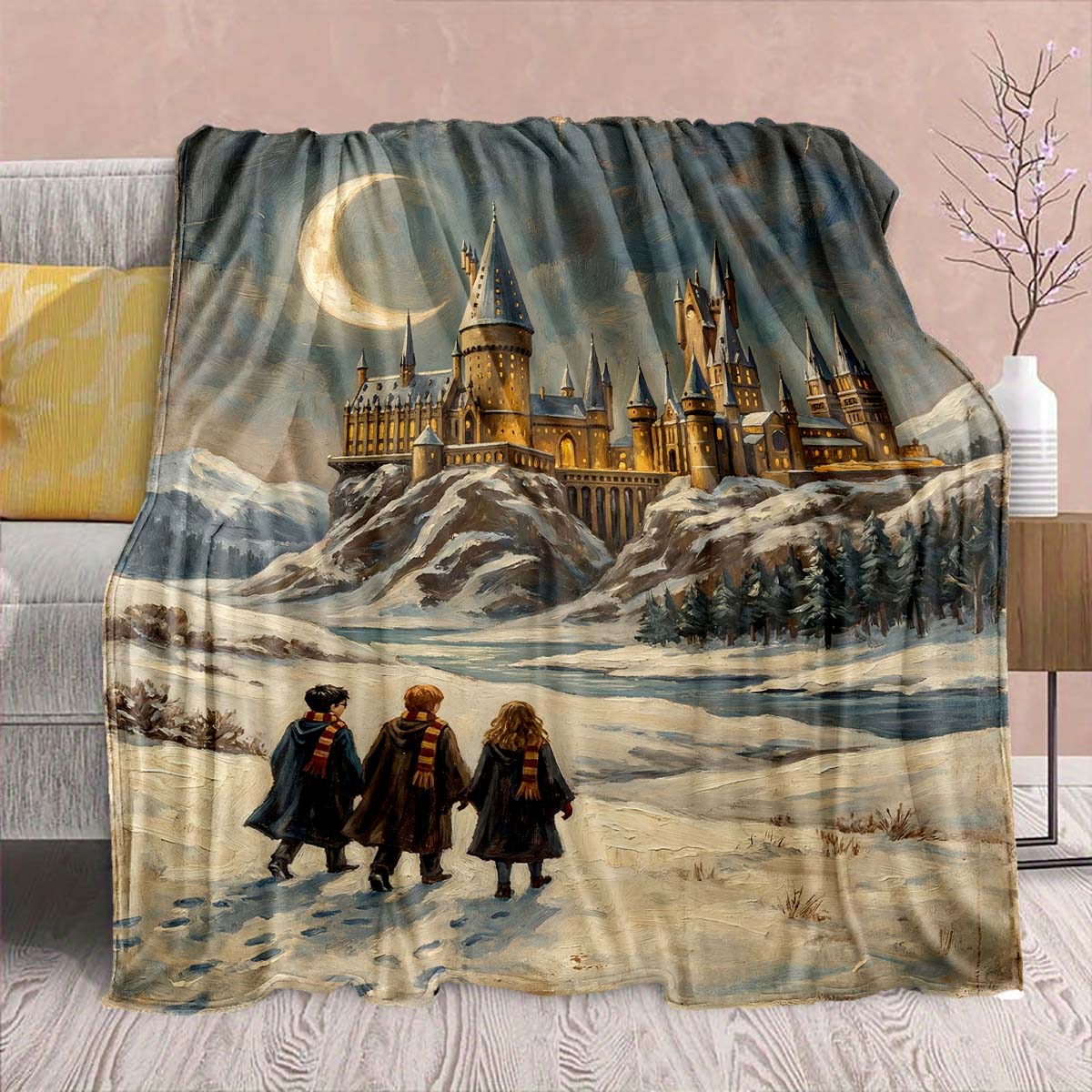 Magic Owl Flannel Blanket - Soft Warm Perfect for Sofa, Bedding Camping Travel Office Home Decor 75x90cm
Magic Owl Flannel Blanket - Soft Warm Perfect for Sofa, Bedding Camping Travel Office Home Decor 75x90cm