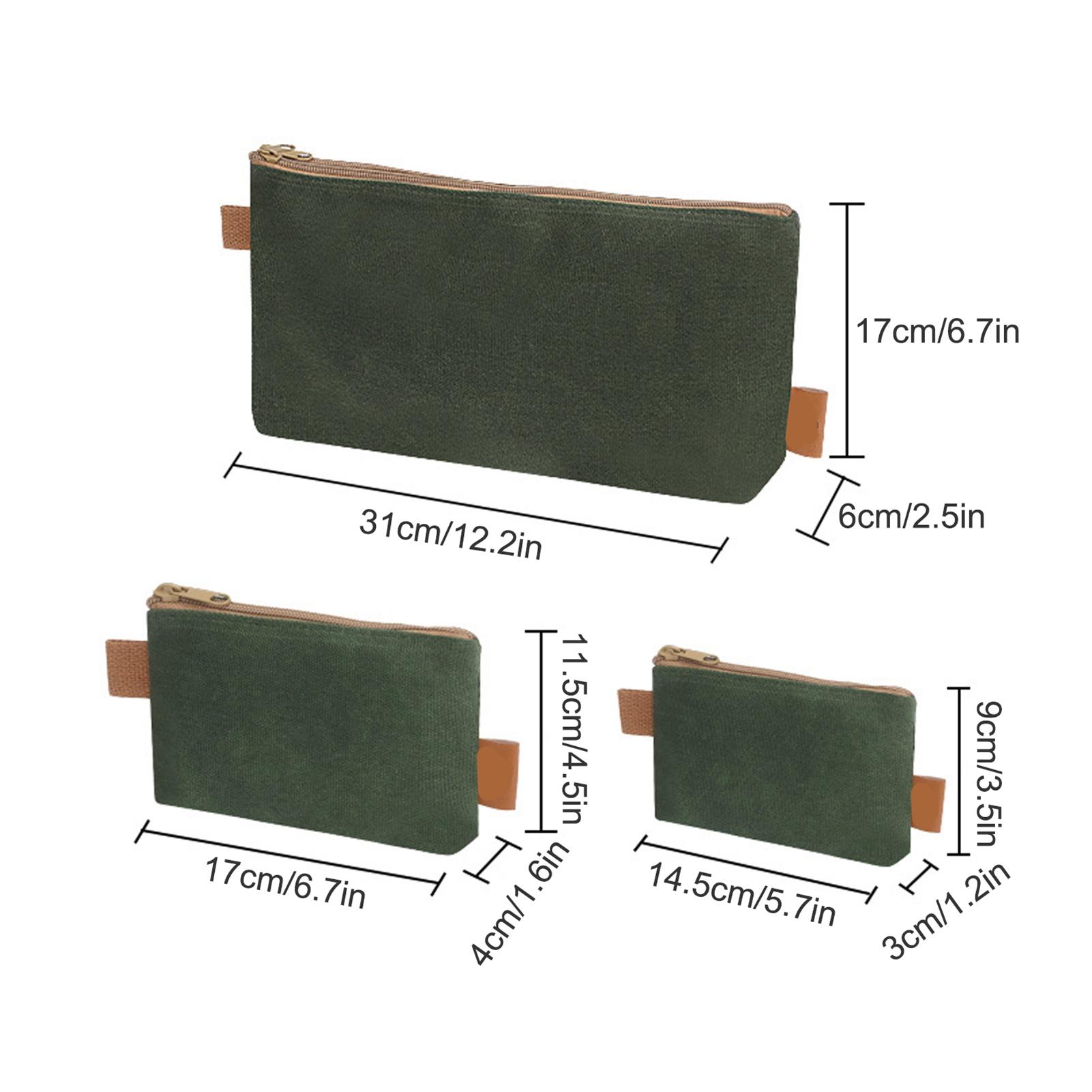 3pcs Tool Storage Bag Thickened Wear Resistant Electrician Bag Wet Wax Canvas Hardware Tool Organizer Bag
3pcs Tool Storage Bag Thickened Wear Resistant Electrician Bag Wet Wax Canvas Hardware Tool Organizer Bag