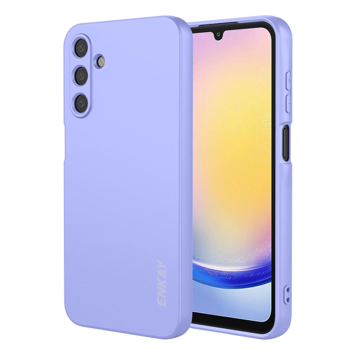 For Samsung Galaxy A16 4G/Galaxy A16 5G Silicone Case ENKAY HAT PRINCE Straight Edge Cell Phone Back Cover Purple
For Samsung Galaxy A16 4G/Galaxy A16 5G Silicone Case ENKAY HAT PRINCE Straight Edge Cell Phone Back Cover Purple