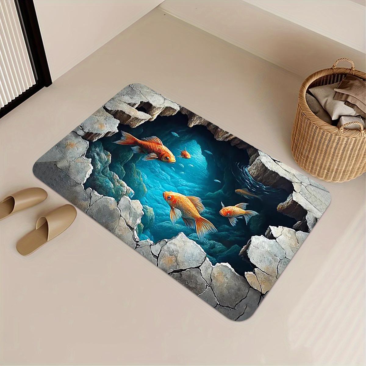 Pond Water Floor Mat Is Suitable for Entrance Mats, Outdoor Mats, Kitchen Mats, Bathroom Mats, Bedroom Mats, Door 40X60CM(1.3X2FT
Pond Water Floor Mat Is Suitable for Entrance Mats, Outdoor Mats, Kitchen Mats, Bathroom Mats, Bedroom Mats, Door 40X60CM(1.3X2FT