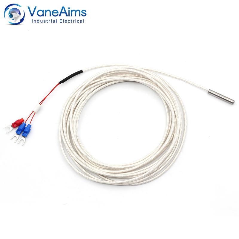 30mm Small Probe Thermocouple VaneAims Type K J PT100 0-600℃ 0.5/1/2/3M Braided Shielded Wire Sensor For Temperature Controller J Type 0.5m
30mm Small Probe Thermocouple VaneAims Type K J PT100 0-600℃ 0.5/1/2/3M Braided Shielded Wire Sensor For Temperature Controller J Type 0.5m