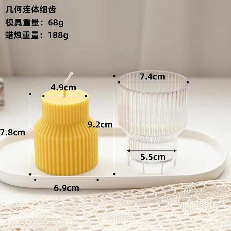 Новая форма для ароматерапевтической свечи, простая цельная, с мелкими зубцами и тонкой полоской, цилиндрическая форма для свечи, пластиковая форма
Новая форма для ароматерапевтической свечи, простая цельная, с мелкими зубцами и тонкой полоской, цилиндрическая форма для свечи, пластиковая форма