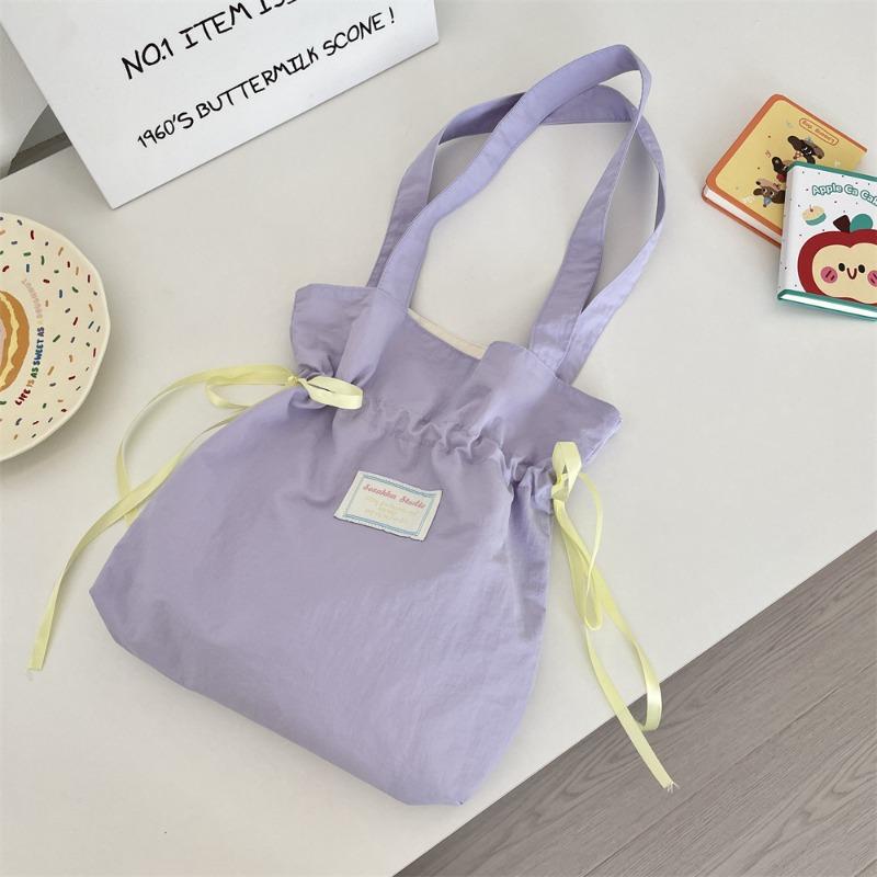 New Korean canvas bag large capacity small fresh solid color shoulder tote bag commuter bag for women світло-фіолетового кольору
New Korean canvas bag large capacity small fresh solid color shoulder tote bag commuter bag for women світло-фіолетового кольору