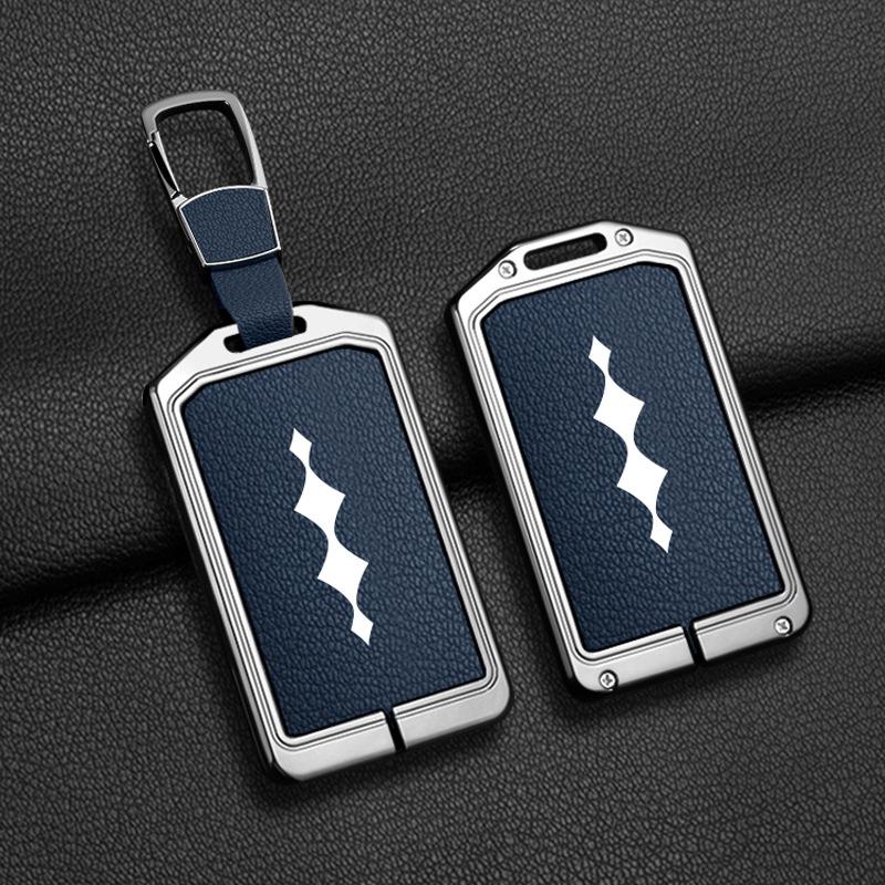 Car Zinc Alloy Leather NFC Card Remote Key Cover Case Protector Holder Shell For BYD Leopard 5 8 3 7 2023-2024 2025 Accessories
Car Zinc Alloy Leather NFC Card Remote Key Cover Case Protector Holder Shell For BYD Leopard 5 8 3 7 2023-2024 2025 Accessories
