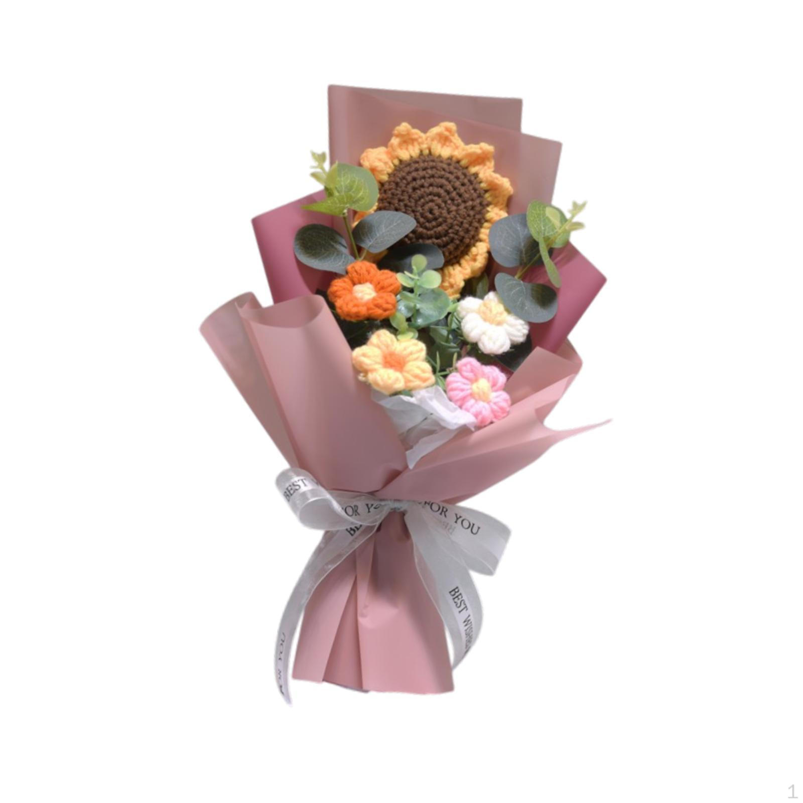 Вязаный крючком букет цветов Искусственный готовый домашний офисный декор Цветочный C
Вязаный крючком букет цветов Искусственный готовый домашний офисный декор Цветочный C