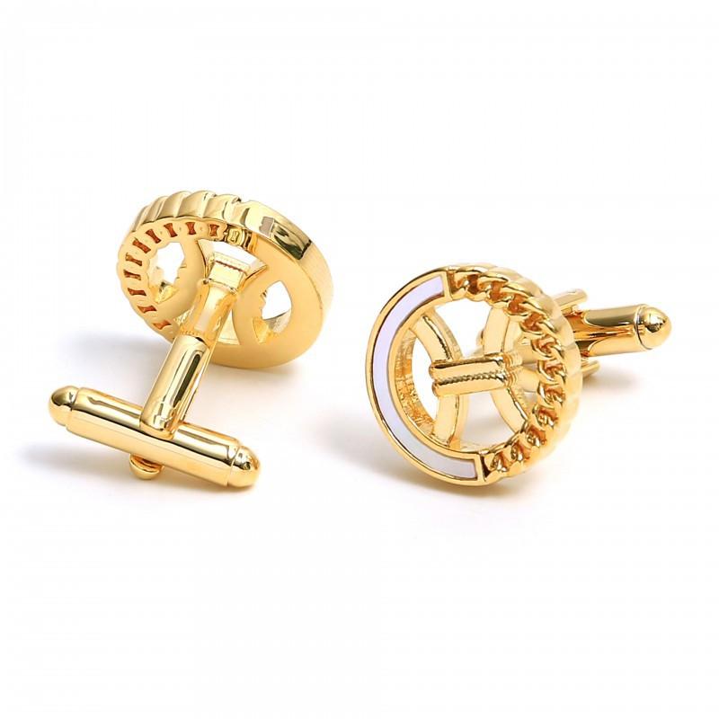Men s Cufflinks Light Luxury Round Hollowed-out Shell Copper Sleeve Studs Buttons artificial
Men s Cufflinks Light Luxury Round Hollowed-out Shell Copper Sleeve Studs Buttons artificial