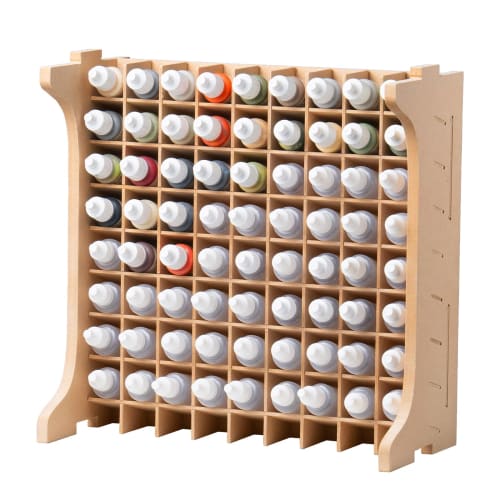 Bucasso GK12 Large Capacity Paint Rack for Plastic Models and Tools, MDF Paint Shelf, Holds 72 Paint Bottles, Compatible with Vallejo Paints, Durable
Bucasso GK12 Large Capacity Paint Rack for Plastic Models and Tools, MDF Paint Shelf, Holds 72 Paint Bottles, Compatible with Vallejo Paints, Durable