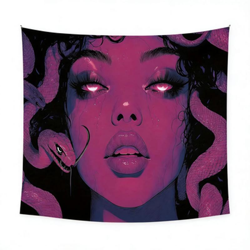 Medusa Tears Tapestry Snake Hair Diablo Style Wall Art for Living Room Escape Room Decor Mystery Theme Background Design 74x94cm(29x37in)
Medusa Tears Tapestry Snake Hair Diablo Style Wall Art for Living Room Escape Room Decor Mystery Theme Background Design 74x94cm(29x37in)