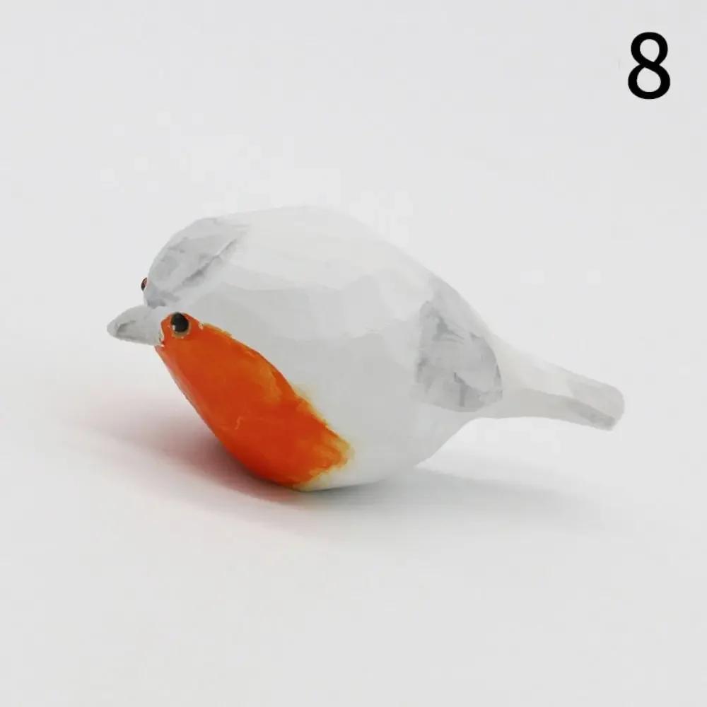Multi-style Cute Wood Carving Bird Handmade Carving Small Bird Ornament Painting Nordic-style Wooden Bird Figurine Home Decor
Multi-style Cute Wood Carving Bird Handmade Carving Small Bird Ornament Painting Nordic-style Wooden Bird Figurine Home Decor