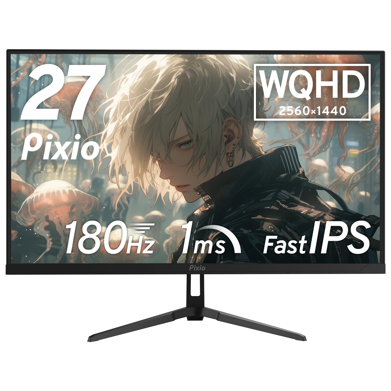 Pixio PX278 WAVE Black Gaming Monitor 27 Inch 180Hz WQHD Black Built-in Speaker 2 Year Warranty
Pixio PX278 WAVE Black Gaming Monitor 27 Inch 180Hz WQHD Black Built-in Speaker 2 Year Warranty