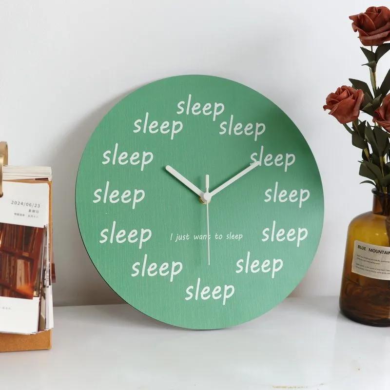 Creative Sleep Wall Clock Just Want To Sleep Quartz Clock Silent Living Room Mute Wall Hanging Clock Decorative Watch (Green,30x30cm) зелений
Creative Sleep Wall Clock Just Want To Sleep Quartz Clock Silent Living Room Mute Wall Hanging Clock Decorative Watch (Green,30x30cm) зелений