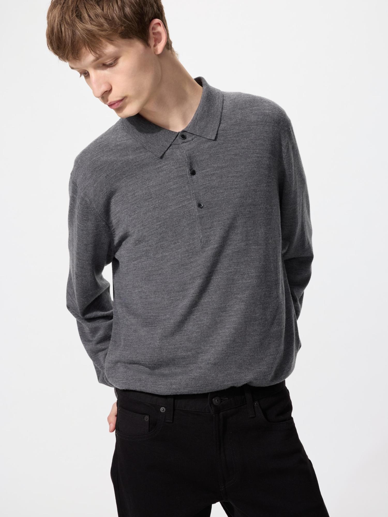 Uniqlo Япония Шерстяной вязаный поло-свитер 07 GRAY/XS
Uniqlo Япония Шерстяной вязаный поло-свитер 07 GRAY/XS