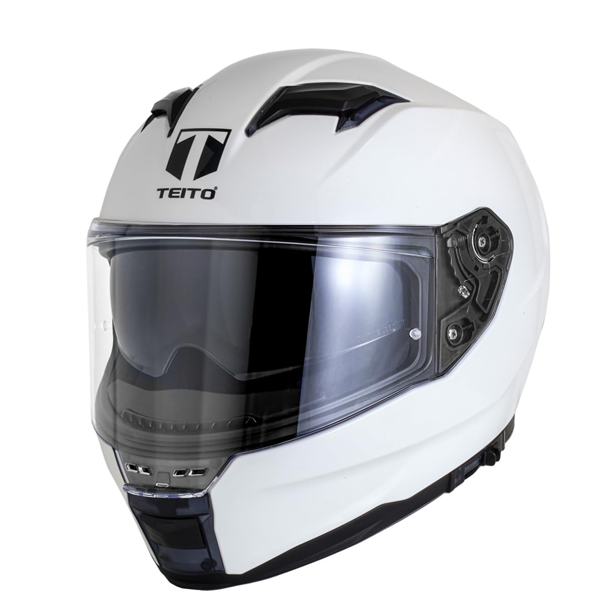 TEITO FF922 Однотонный белый мотоциклетный шлем с внутренним козырьком SG Standard PSC совместим со всеми размерами M
TEITO FF922 Однотонный белый мотоциклетный шлем с внутренним козырьком SG Standard PSC совместим со всеми размерами M