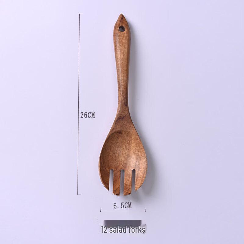 ZISIZ Wooden Cooking Utensils for Non-Stick Pans
ZISIZ Wooden Cooking Utensils for Non-Stick Pans