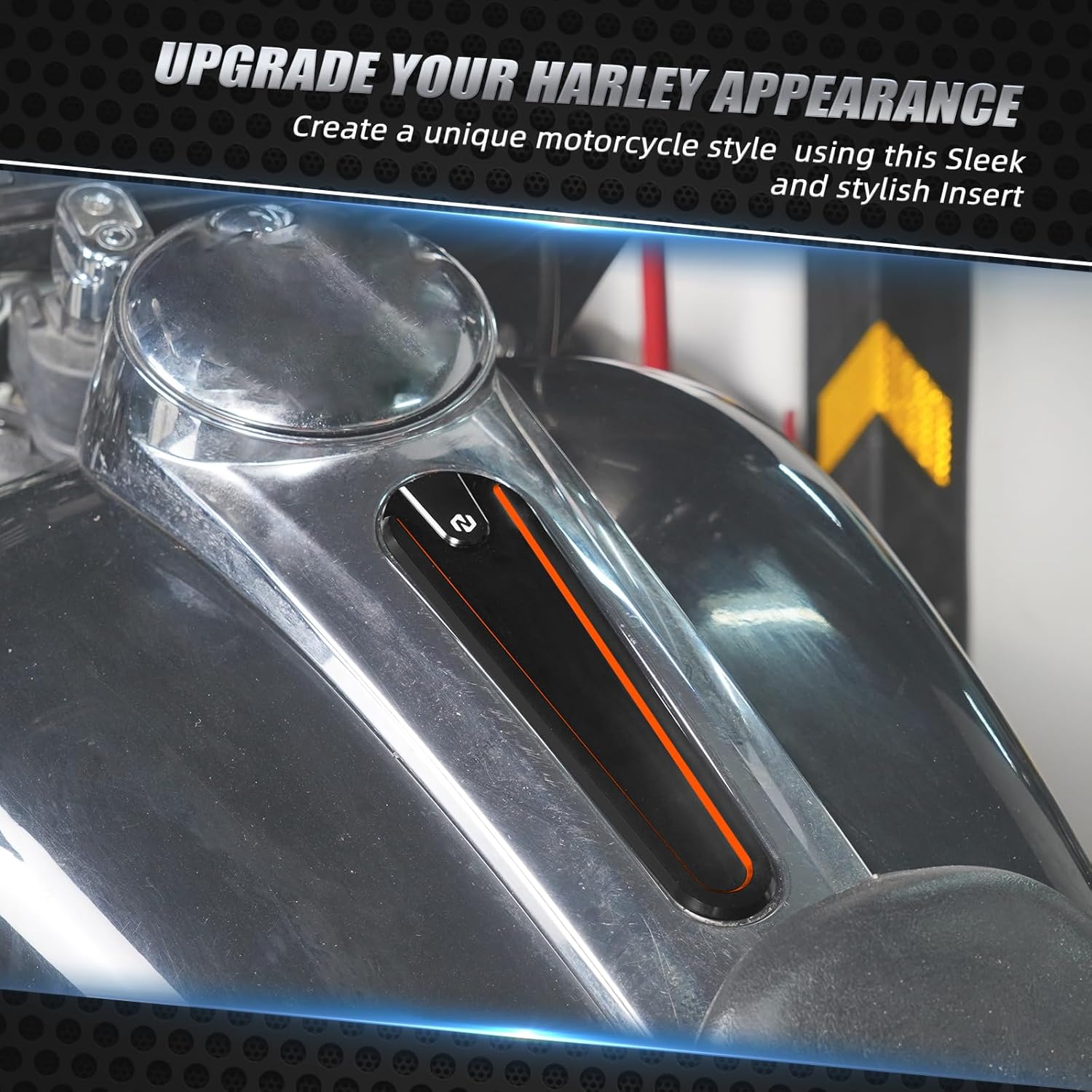 Orange Fuel tank decorative plate CNC Laser Cutting Dash Insert Panel Compatible with Harley Street Glide FLHX 2017-2023, Street Glide Special FLHXS чёрный
Orange Fuel tank decorative plate CNC Laser Cutting Dash Insert Panel Compatible with Harley Street Glide FLHX 2017-2023, Street Glide Special FLHXS чёрный