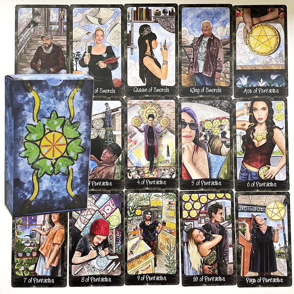 Pocket of Peers Tarot Колода Таро из 80 карт с участием людей из постоянно растущего сообщества гадателей 10,3*6 см
Pocket of Peers Tarot Колода Таро из 80 карт с участием людей из постоянно растущего сообщества гадателей 10,3*6 см