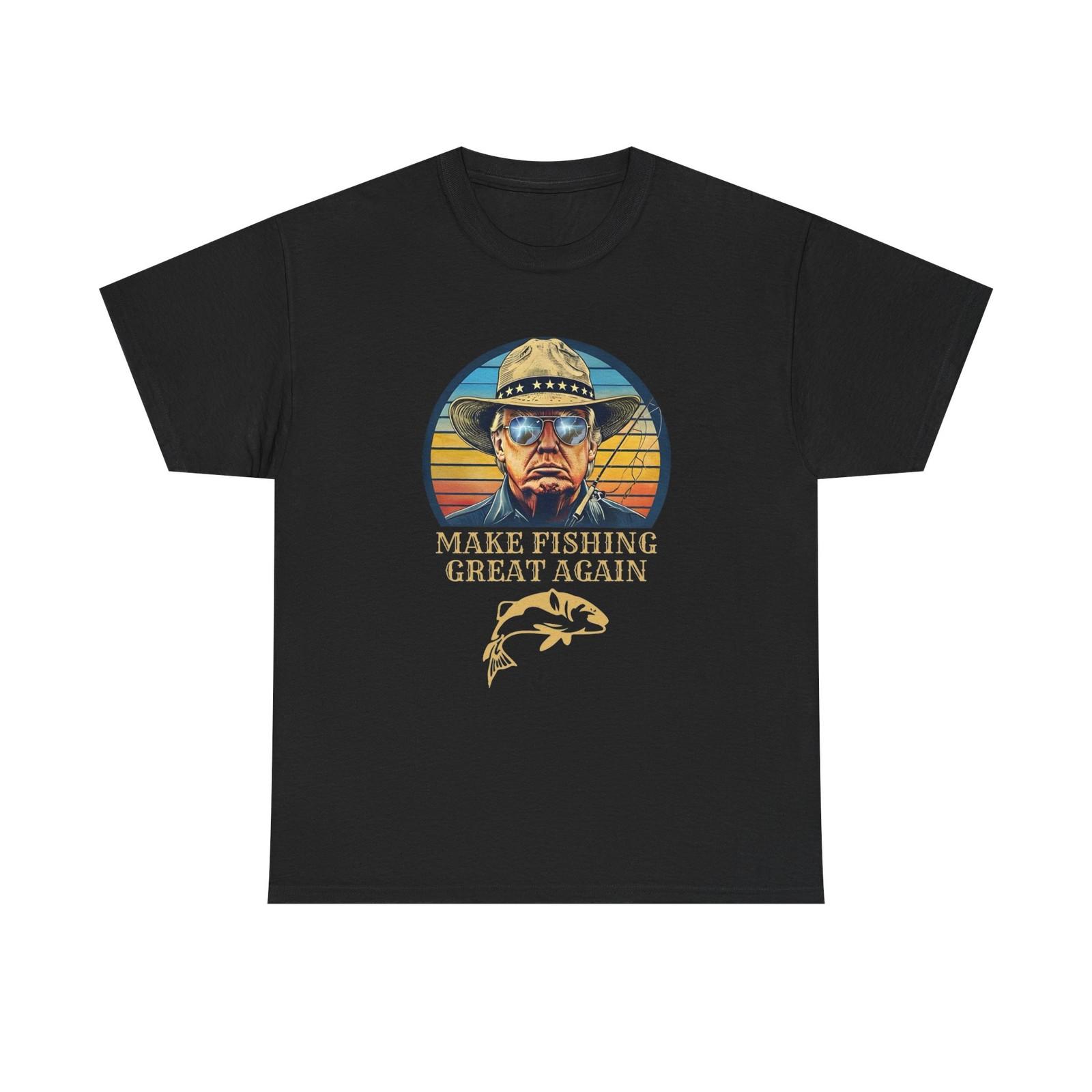 Make Fishing Great Again T Shirt Mens Womens Tees Top Graphic Unisex Heavy Cotton Tee NEW GIFT 2XL
Make Fishing Great Again T Shirt Mens Womens Tees Top Graphic Unisex Heavy Cotton Tee NEW GIFT 2XL
