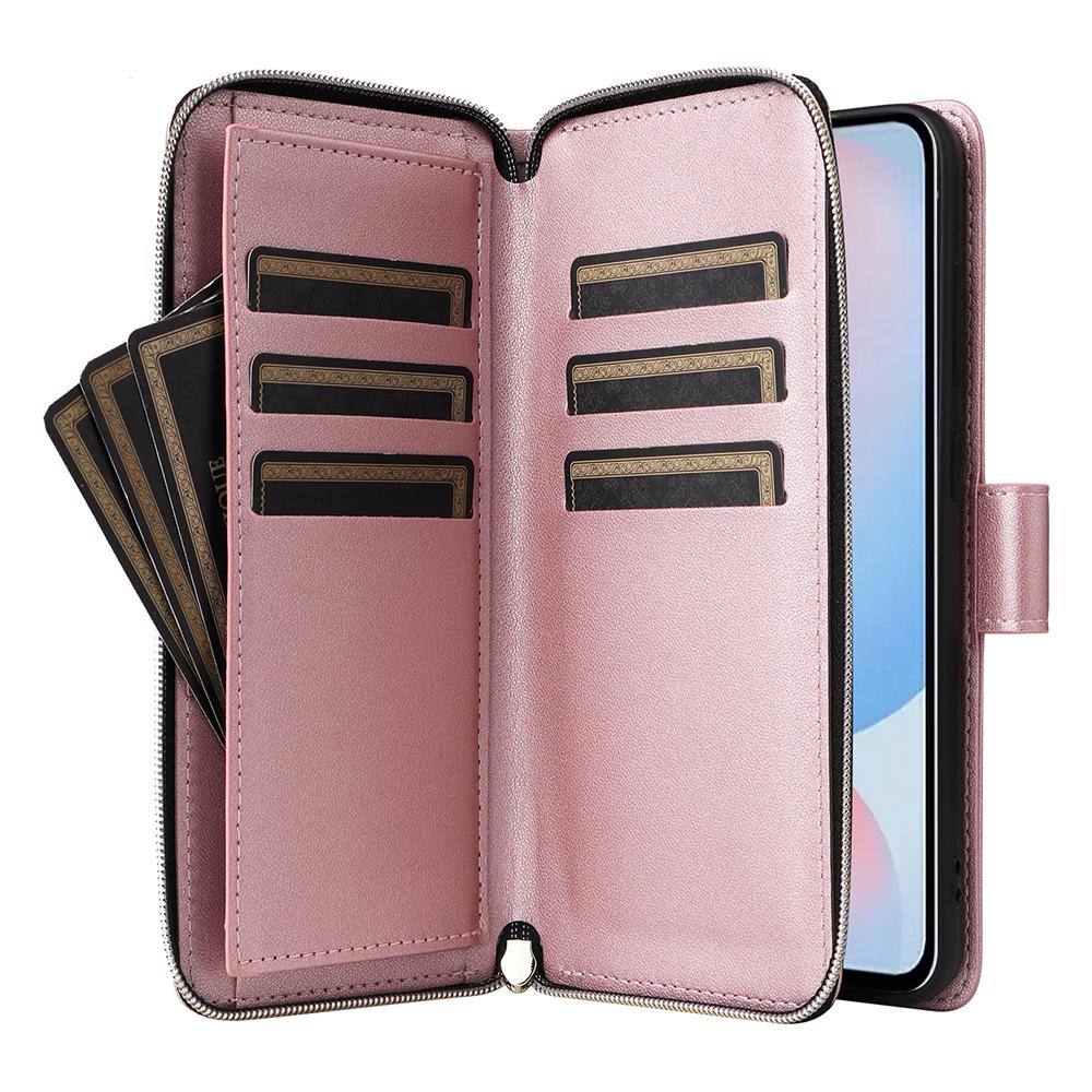 For Samsung Galaxy A56 5G Case Zipper Pocket PU Leather Cover with 9 Card Slots Blue
For Samsung Galaxy A56 5G Case Zipper Pocket PU Leather Cover with 9 Card Slots Blue