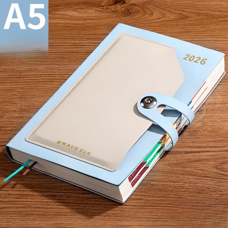 2026 Planner, 400 pages, with monthly tags. Sky Blue небо синє кольору
2026 Planner, 400 pages, with monthly tags. Sky Blue небо синє кольору