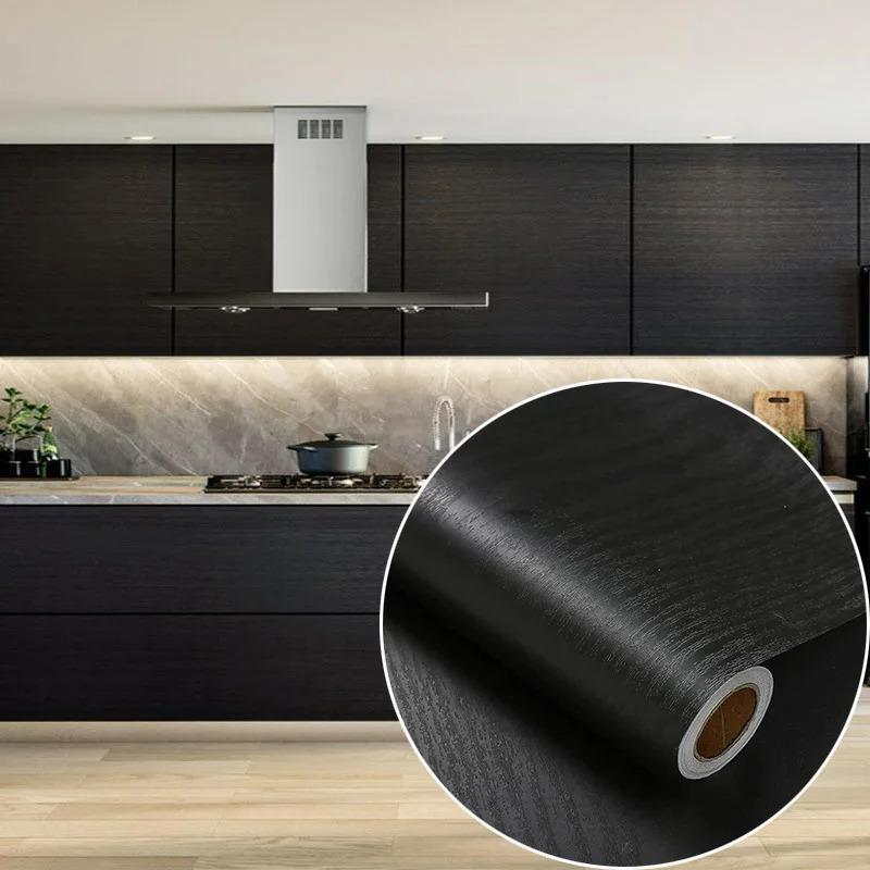 40cm household black wood grain simple waterproof home decoration oil resistant kitchen cabinet desktop self-adhesive wallpaper 40CMX1M
40cm household black wood grain simple waterproof home decoration oil resistant kitchen cabinet desktop self-adhesive wallpaper 40CMX1M