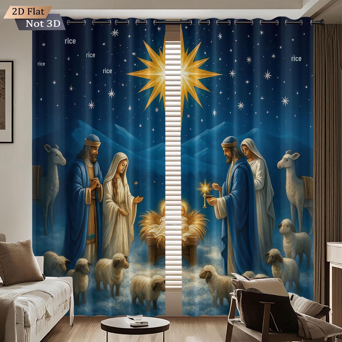 Christmas & Thanksgiving Thickened Digital Print Blackout Curtains - Customizable Image 140x160 cm
Christmas & Thanksgiving Thickened Digital Print Blackout Curtains - Customizable Image 140x160 cm