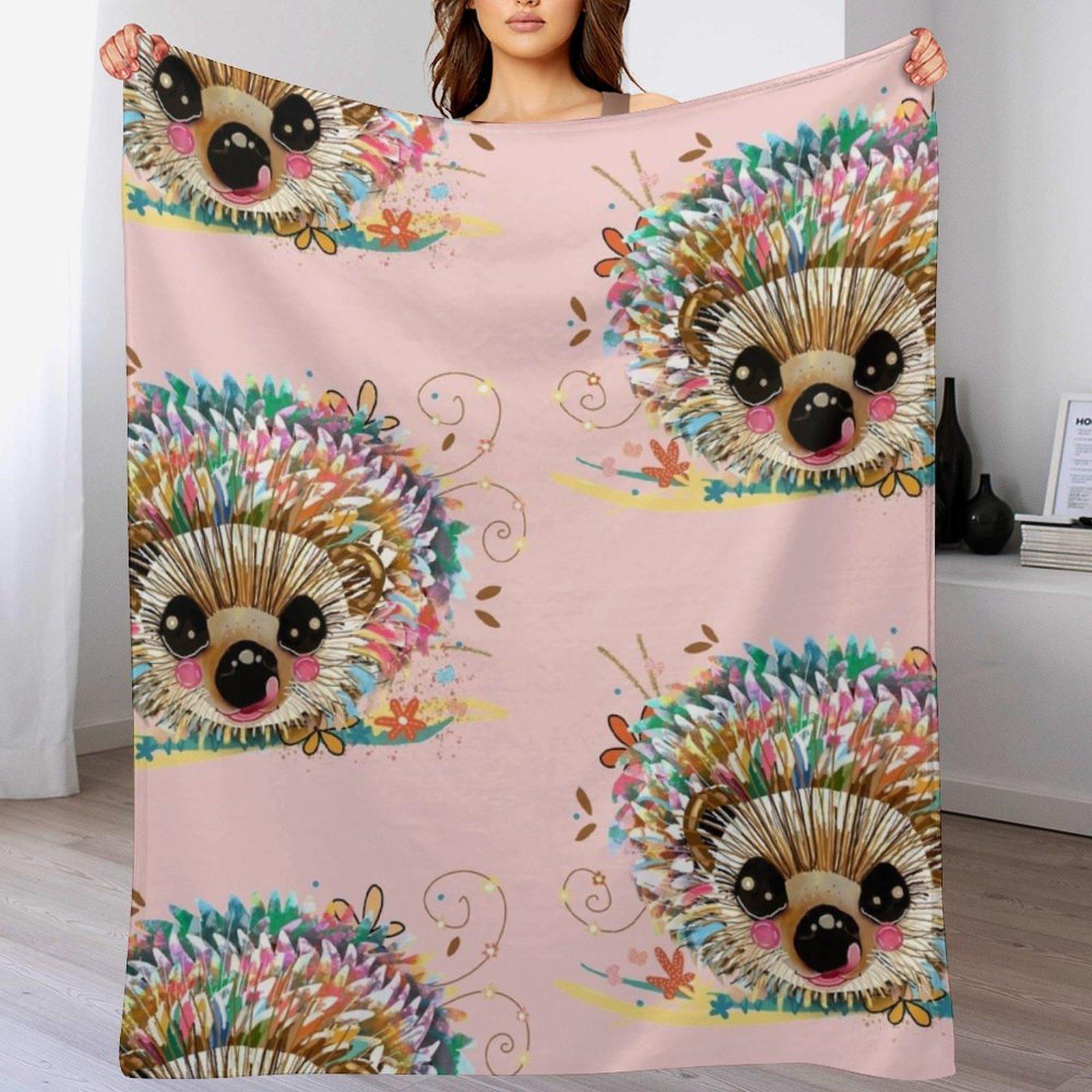 Rainbow Hedgehog Throw Blanket Soft Warm Blanket Gift for Grandparents 102x76cm(40x30in)
Rainbow Hedgehog Throw Blanket Soft Warm Blanket Gift for Grandparents 102x76cm(40x30in)