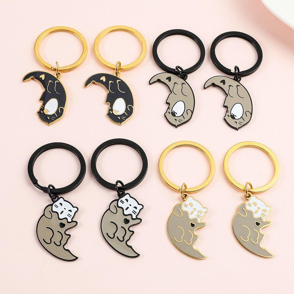 Bag Pendant Couple Keychain Hanging Jewelry Black Cat Keychain Matching Cat Key Ring Anniversary
Bag Pendant Couple Keychain Hanging Jewelry Black Cat Keychain Matching Cat Key Ring Anniversary