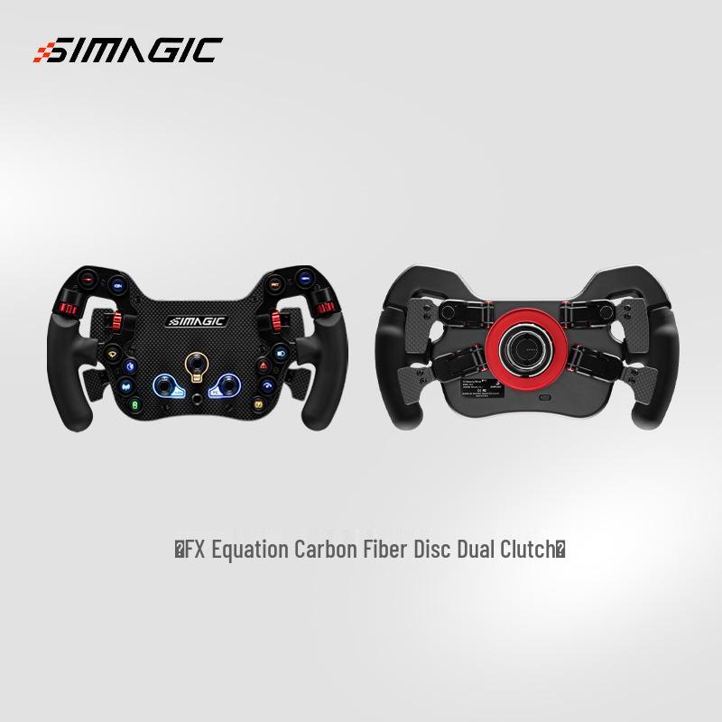 SIMAGIC Speed Magic FX Pro Carbon Fiber Gaming Steering Wheel with Screen & 6 Paddles for Esports
SIMAGIC Speed Magic FX Pro Carbon Fiber Gaming Steering Wheel with Screen & 6 Paddles for Esports