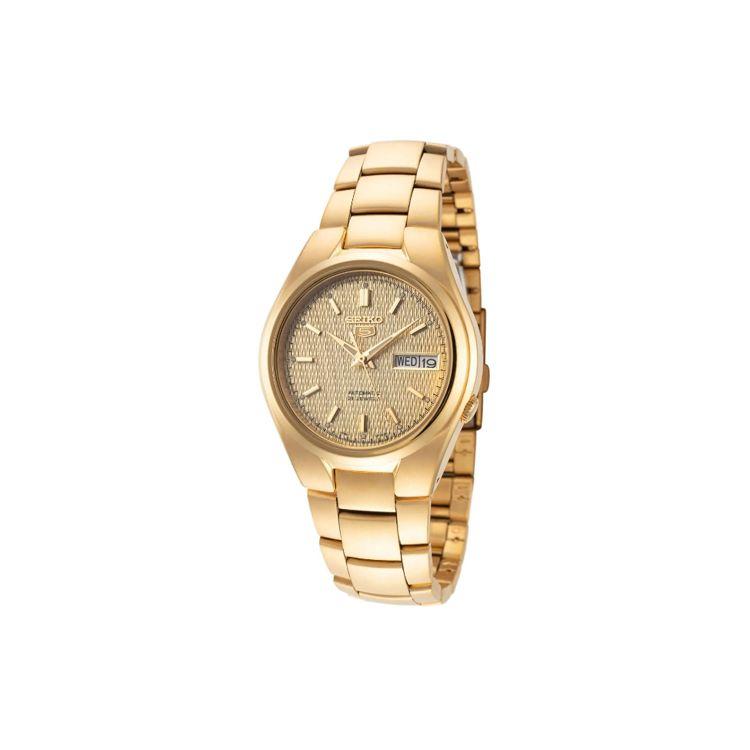 Seiko 30M Waterproof Automatic Mechanical Movement Stainless Steel Watch Men watches Gold SNK610K1 Gold Dial
Seiko 30M Waterproof Automatic Mechanical Movement Stainless Steel Watch Men watches Gold SNK610K1 Gold Dial