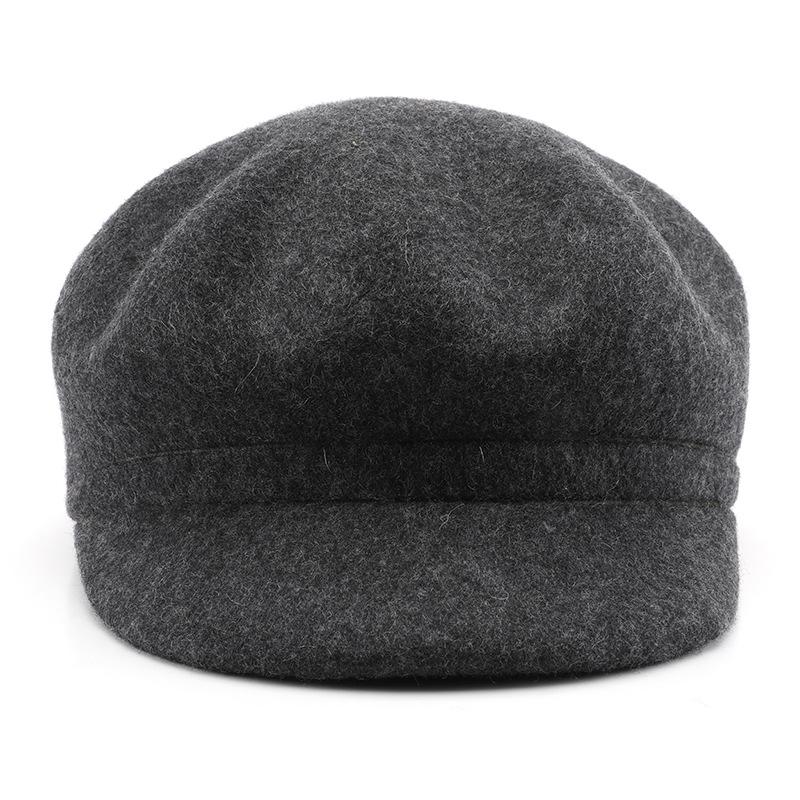 Hat autumn and winter solid color wool woolen octagonal hat outdoor travel sun protection shade beret
Hat autumn and winter solid color wool woolen octagonal hat outdoor travel sun protection shade beret